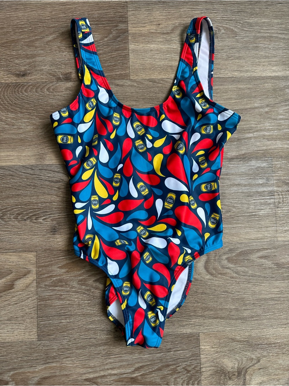 Shinesty x Samuel Adams Summer Ale Beer One Piece Swimsuit Women’s Size  M Retro